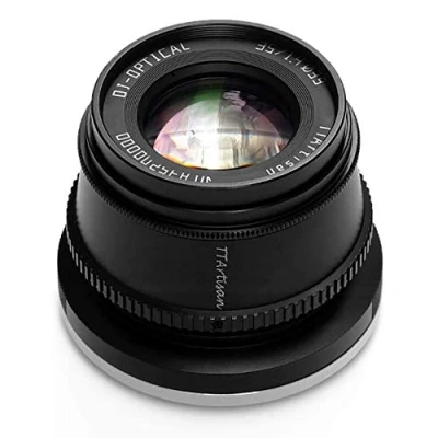 Immagine di TTArtisan 35mm F 1.4 Obiettivo fotocamera APS C MF compatibile con fotocamere e Mount A5000 A6400 A6500 A6600 NEX A7 A7I A7R A7RIV A7S A7SI A7SII A9 altro.(Nero)
