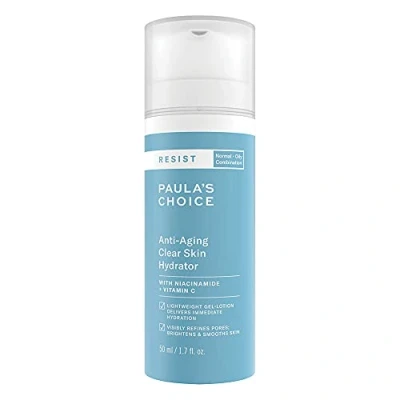 Immagine di Paula&#039;s Choice RESIST Anti Aging Crema Notte Viso Lozione in Gel Age Combatte i Segni dell&#039;Invecchiamento Riduce Imperfezioni &amp; Punti Neri con Niacinamide Pelli Miste o Grasse 50 ml