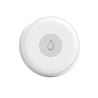 Immagine di ZigBee Sensore Perdità di Acqua, Rilevatore Allagamento Acqua ZigBee, APP Tuya e Smart Life, Piccolo Rotondo