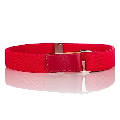 Immagine di Olata Cintura Elastica per Bambini, Regolabile, Chiusura a Strappo con Gancio 5 12 Anni. Fuscia Rosa