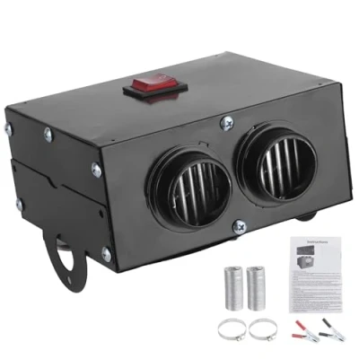 Immagine di Sbrinatore per Auto Sbrinatore, Riscaldatore 12V 400W 600W 2 Fori Inverno Riscaldamento Rapido Parabrezza Antigelo Rimozione a Basso Rumore