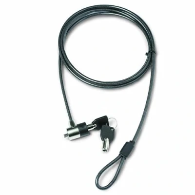 Immagine di Dicota Lucchetto per laptop a chiave aggiuntiva di scorta 2 m Security T Lock Value, Single (3x7 mm slot)