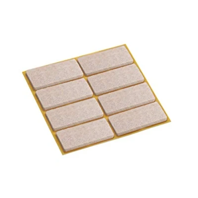 Immagine di Metafranc 644856 TopSoft Set di 8 feltrini autoadesivi per mobili e sedie, colore: Beige, 20 x 40 mm (8 Stück)