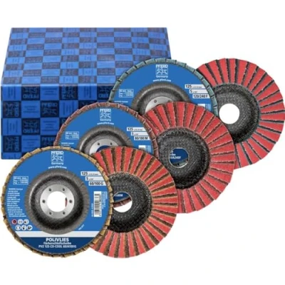 Immagine di PFERD 44698006 SET PVZ 125 CO COOL Disco con falde Diametro mm Ø foro 22.23 Alluminio, Lega a base di cobalto, nichel, Bronzo, Titanio,