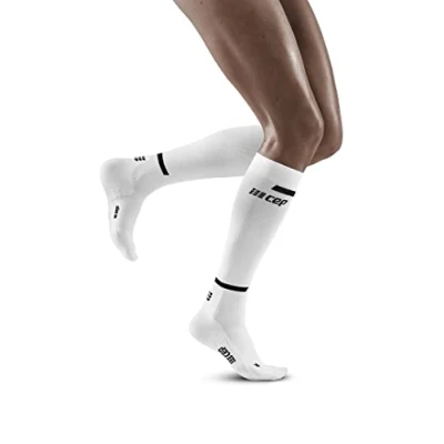 Immagine di CEP Compression THE RUN Calzettoni, Donna, Taglia: Small, White