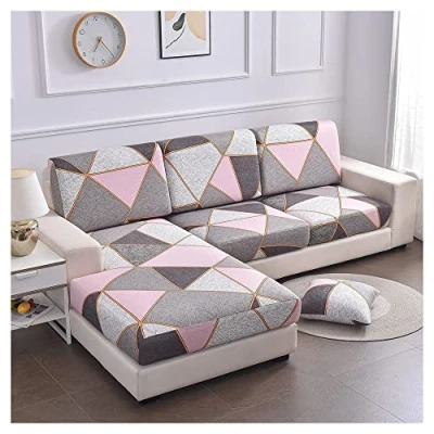 Immagine di Coprisedile per Divano con Penisola 3/4/2/1 Posti Elastico Federa Cuscino del Sedile Tinta Unita Alta qualità Copridivano Protezione ( Color : #15 , Size 1 seat (50