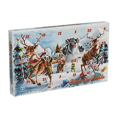 Immagine di Q Workshop 86281 Calendar &quot;Advent Dice #03 Cardgame