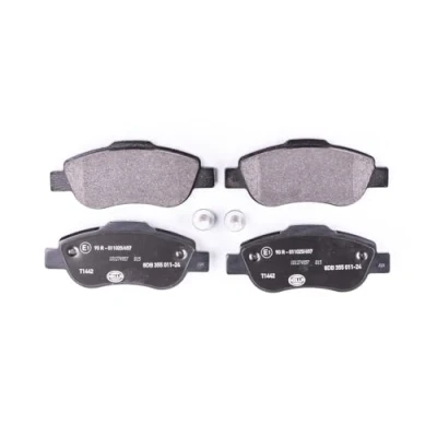 Immagine di HELLA 8DB 355 011 241 Kit pastiglie freno Non predisposto per contatto segnalazione usura con bulloni pinza FIAT: Panda II Hatchback