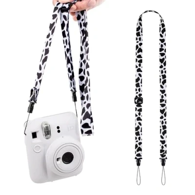 Immagine di VOVMOEYA Cinghia per Fotocamera Bambini, Tracolla Cordino Bambini Fujifilm Instax Mini Sony ZV E10 1 1F Canon R50 M50 Nikon DSLR Latte