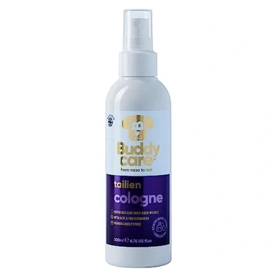 Immagine di Buddycare Colonia per cani profumata distintiva e ispirata Rinfresca tra i lavaggi del cane, Tailien, 200 ml (confezione da 1)