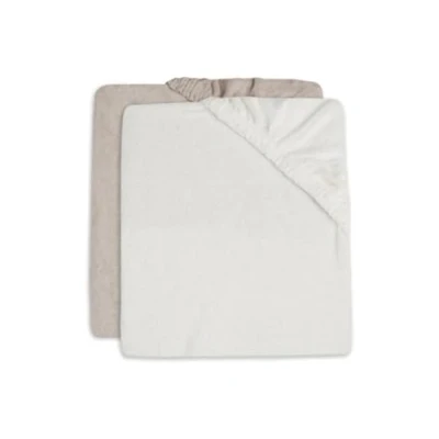 Immagine di Jollein, set di 2 fodere per fasciatoio 50 x 70 cm, spugna avorio e torrone
