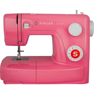 Immagine di Singer Simple 3223 Macchina da cucire a braccio libero, facile usare (Rosa Pink Edition) 23 Programmi di cucito