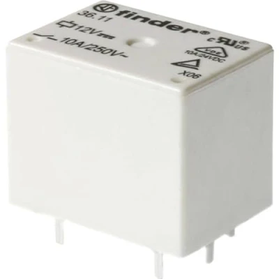 Immagine di Finder 36.11.9.024.4011 Relè per PCB 24 V/DC 10 A 1 scambio pz.