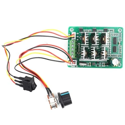 Immagine di DC 5 36V Scheda di controllo della Velocità del Motore brushless, Stabili 15A 3 fasi, Modulo regolatore con interruttore reversibile CW CCW per Molti motori richiedono