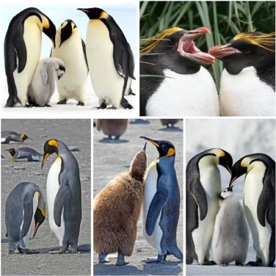 Immagine di Edizione Colibri pinguini Cartoline lenticolari con effetto 3D ed oscillante (capovolgimento) di diverse specie