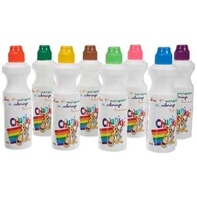 Immagine di Chunkie CH41625 Set di 8 pennarelli plastica Tropicale 13 x 5 10 cm