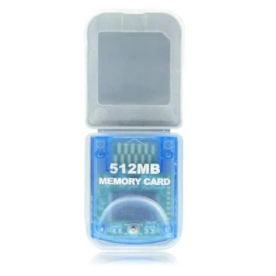 Immagine di WICAREYO Scheda di memoria 512 M ad alta capacità con pacchetto per Wii NGC Gamecube