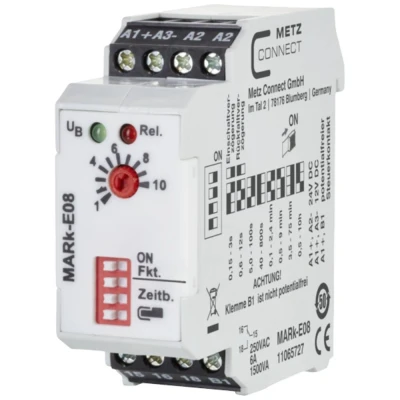 Immagine di Metz Connect 11065727 MARk E08 Relè temporizzato Multifunzionale 24 V/AC, V/DC 1 pz. scambio
