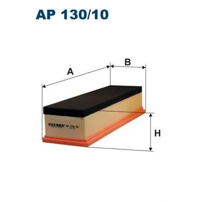 Immagine di FILTRON AP 130/10 filtro aria 71mm 102mm 335mm Cartuccia CITROËN: C3 I Hatchback, C2 Berlingo / First