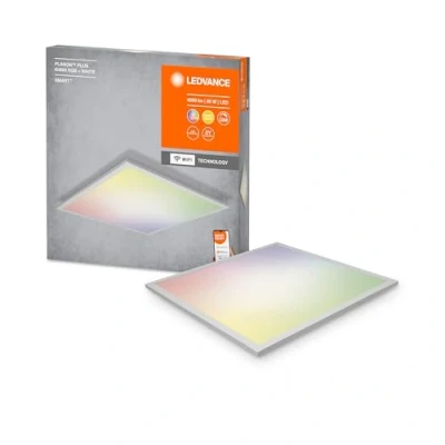Immagine di LEDVANCE Pannello luminoso LED intelligente con tecnologia WiFi per interni, colore della luce modificabile (3000 6500K), colori RGB modificabili, 600 mm x mm, SMART+ PLANON PLUS MULTICOLOR