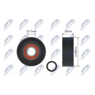 Immagine di NTY RNK CH 003 Rullo Tendicinghia FIAT: Freemont, DODGE: Journey MPV, Caliber, JEEP: Compass
