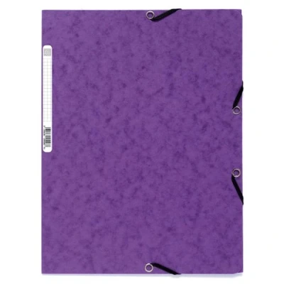 Immagine di Exacompta 55508E Cartelle con Elastici, 24x32 cm, Viola