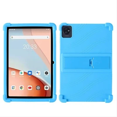 Immagine di GIOPUEY Cover Compatibile con Blackview Tab 70 WiFi Supporto Custodia Protettiva in Silicone TPU Morbida Case Blue