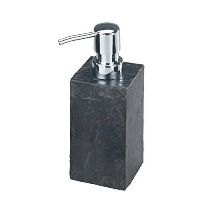 Immagine di Wenko Dispenser di Sapone Slate Rock Finitura Effetto Ardesia Grigio Antracite