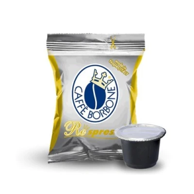 Immagine di Caffè Borbone Respresso, Miscela Oro 400 Capsule Compatibili con le Macchine ad uso domestico Nespresso®* (4 confezioni da 100)