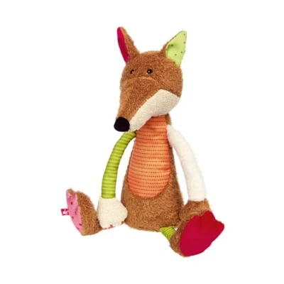 Immagine di Sigikid 42841 Peluche Volpe Patchwork Sweety per giocare e coccolare in morbido mix di materiali neonati bambini, ragazzi ragazze da 0 mesi a 8 anni, multicolore/volpe 32 cm