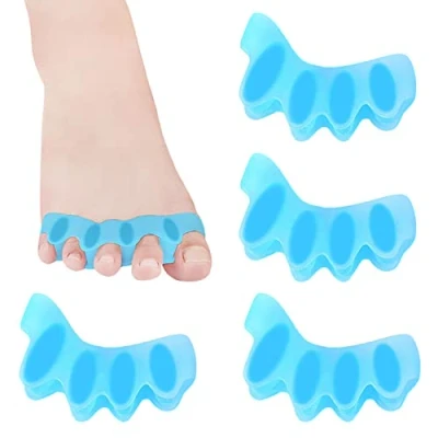 Immagine di 4 Pezzi Separatore Dita del Piede Divaricatore per le dei Piedi Distanziatore Correttore L&#039;alluce Valgo Toe Aiuta a Sistemare Valgo, Martello, Incrociate