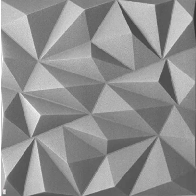 Immagine di pannelli 3D, in polistirolo, da soffitto, parete decorazioni, soffitti, rivestimento a specchio, spessore 3 mm, 50 x cm, 18 m², 72 pezzi (bianco 02)