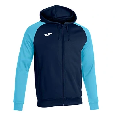 Immagine di Joma Academy IV Sudadera con capucha, Marino Turquesa Flúor, Regular para Hombre