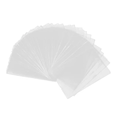 Immagine di 100 Pz/set Maniche di Carta Trasparente Top Loader Titolari Carte Protettiva Spessa Titolare Commercio