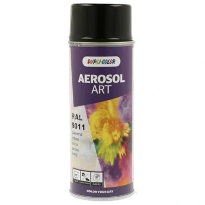 Immagine di DUPLI COLOR 468018 Aerosol Art Ral 9011 Nero Grafite Lucido 400 ml