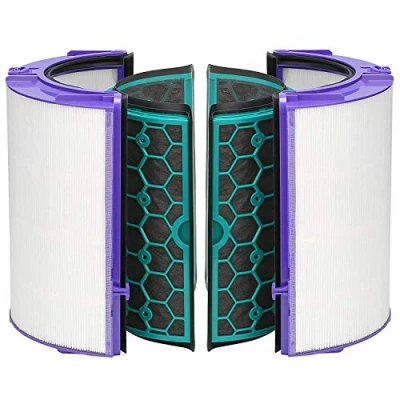 Immagine di Zealing filtro HEPA in vetro e interno ai carboni attivi, per purificatore Dyson DP04 HP04 TP04 Pure Cool™