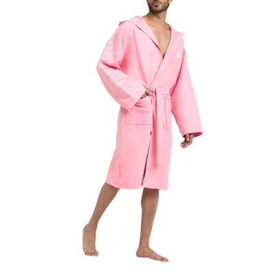 Immagine di arena Zeal Plus Accappatoio Uomo e Donna in Microfibra, Microfibra con Cappuccio Tasche, Unisex ad Asciugatura Rapida, Comodo Leggero