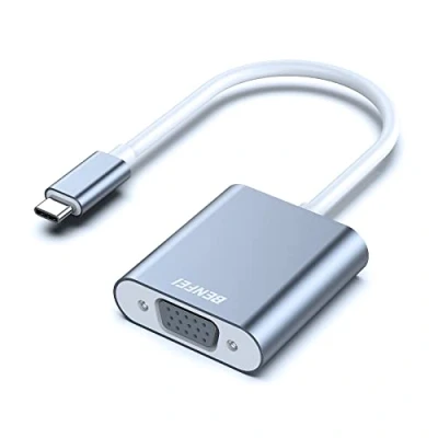 Immagine di BENFEI Adattatore USB C a VGA, tipo VGA [Compatibile Thunderbolt 3/4] Maschio Femmina, convertitore per iPhone 15 Pro/Max MacBook Pro/Air 2023 iPad Pro iMac S23 XPS 17 e altro