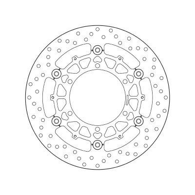 Immagine di BREMBO disco freno Floating Disk, Serie Oro anteriore 305mm 5mm 6 forato, del a due pezzi, galleggiante 78B40846 Dischi