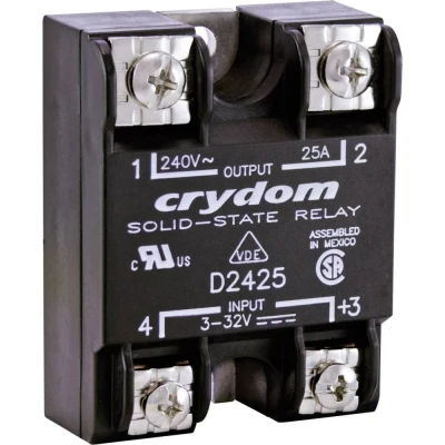 Immagine di Crydom Relè A semiconduttore H12WD4850 50 Tens.comm.max: 660 V/AC Commutazione zero crossing 1 pz.