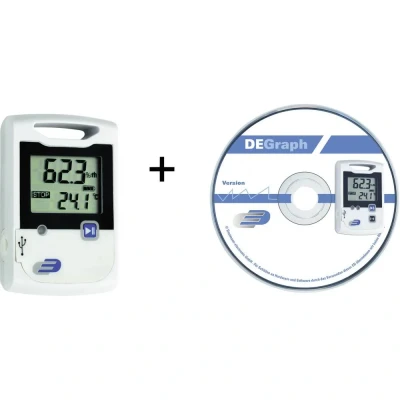 Immagine di Dostmann Electronic 5005 1002 LOG20 Set Data logger multifunzione Misura: Temperatura, Umidità dellaria 30 fino a 60 C 0 99 % ur