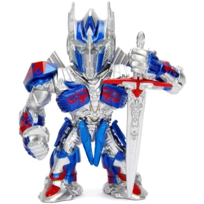 Immagine di Jada Toys Transformers Optimus Prime 253111002 Personaggio da collezione, 10 cm, colore: Argento/Blu