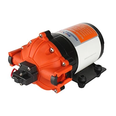 Immagine di Seaflo Pompa ad acqua alta pressione da 12 Volt, 26,5 l/min, 7,0 GPM 60 PSI con interruttore automatico per camper e barche automobilistiche