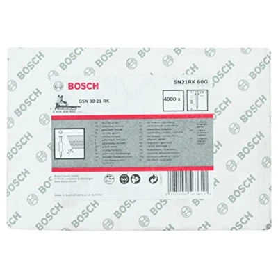 Immagine di Bosch Accessories 2608200032 Chiodi a striscia con testa tonda SN21RK Dimensione del prodotto, lunghezza 60 mm 4000 pz.