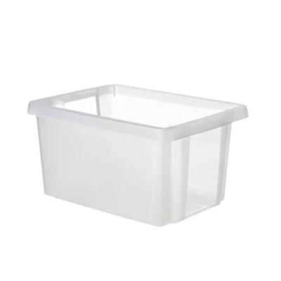 Immagine di Curver 225353 Box Essentials 16 L, in plastica Trasparente, 30 x 39 20 cm