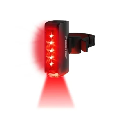 Immagine di FISCHER FAHRRAD Fanale posteriore PLUS TWIN STOP LED (monocolore) Nero