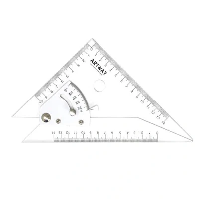 Immagine di Artway Set quadrato regolabile, 20 cm, acrilico (il design può variare)