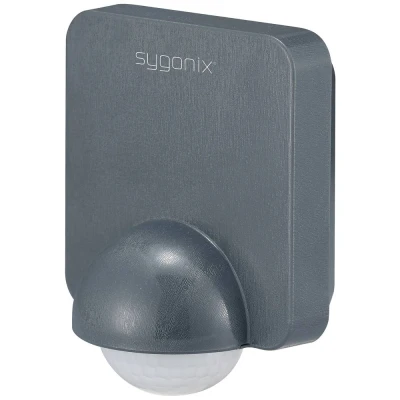 Immagine di Sygonix SY 5836536 parete Rilevatore di movimento ad infrarossi passivo PIR 360 Relè Grigio scuro IP54