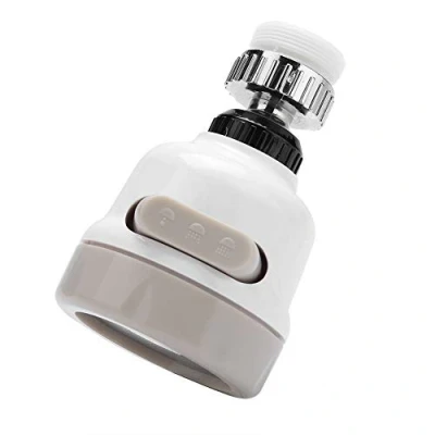 Immagine di Aeratore Per Rubinetto, 360 Girevole Lavello A Risparmio Idrico Rubinetto Filtro Regolatore Spray Testa Ugello Cucina Bagno,3 Modalità