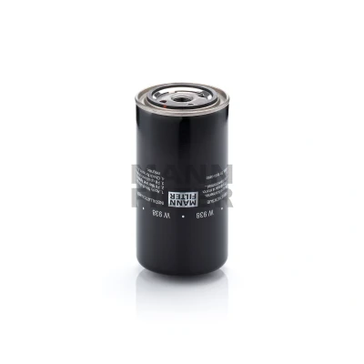 Immagine di MANN FILTER W 938 Filtro olio 3/4 16 UNF 2B con una valvola blocco arretramento ad avvitamento